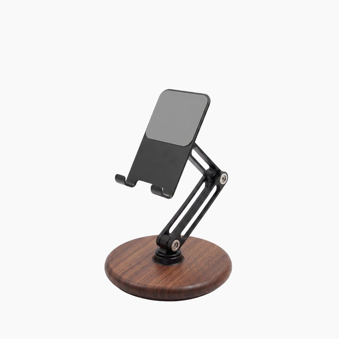 Super Wooden Phone Stand in a white background | Cyber Vintage