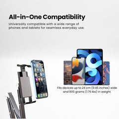 SuperGrip Desk Mount showing its universal compatibility | Cyber Vintage