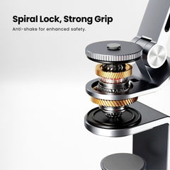 SuperGrip Desk Mount showing its spiral lock | Cyber Vintage