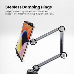 SuperGrip Desk Mount showing its stepless damping hinge | Cyber Vintage