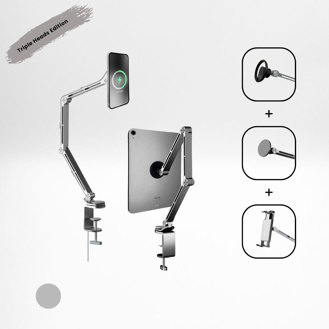 SuperGrip Desk Mount Triple Heads Edition SKU image | Cyber Vintage