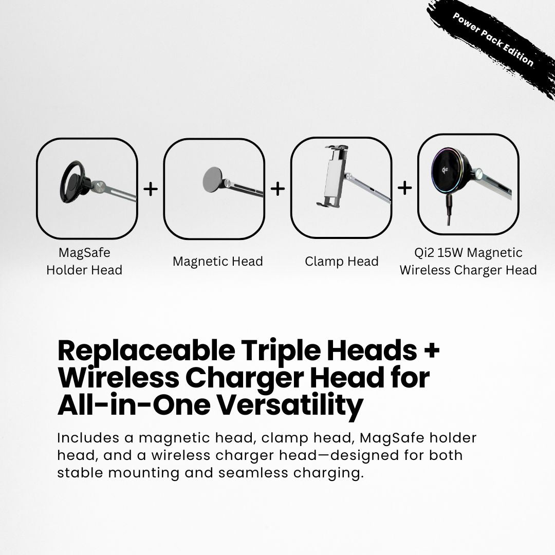 SuperGrip Desk Mount showing the mounting style in Power Pack | Cyber Vintage