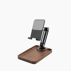 Super Wooden Phone Stand: Storage