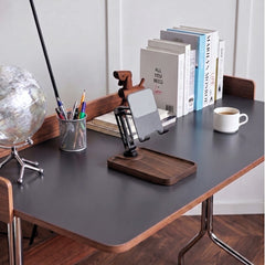 Super Wooden Phone Stand: Storage