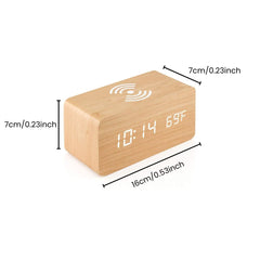 TimberTime Digital Clock size demonstration | Cyber Vintage