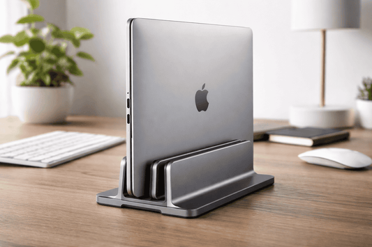 Vertical laptop stand