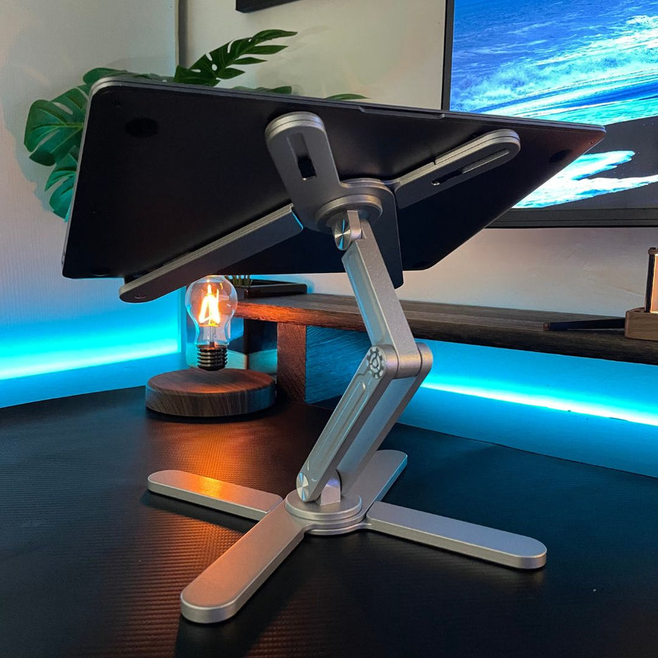 Cyber Vintage | Innovative Workspace & Timeless Desk Setup