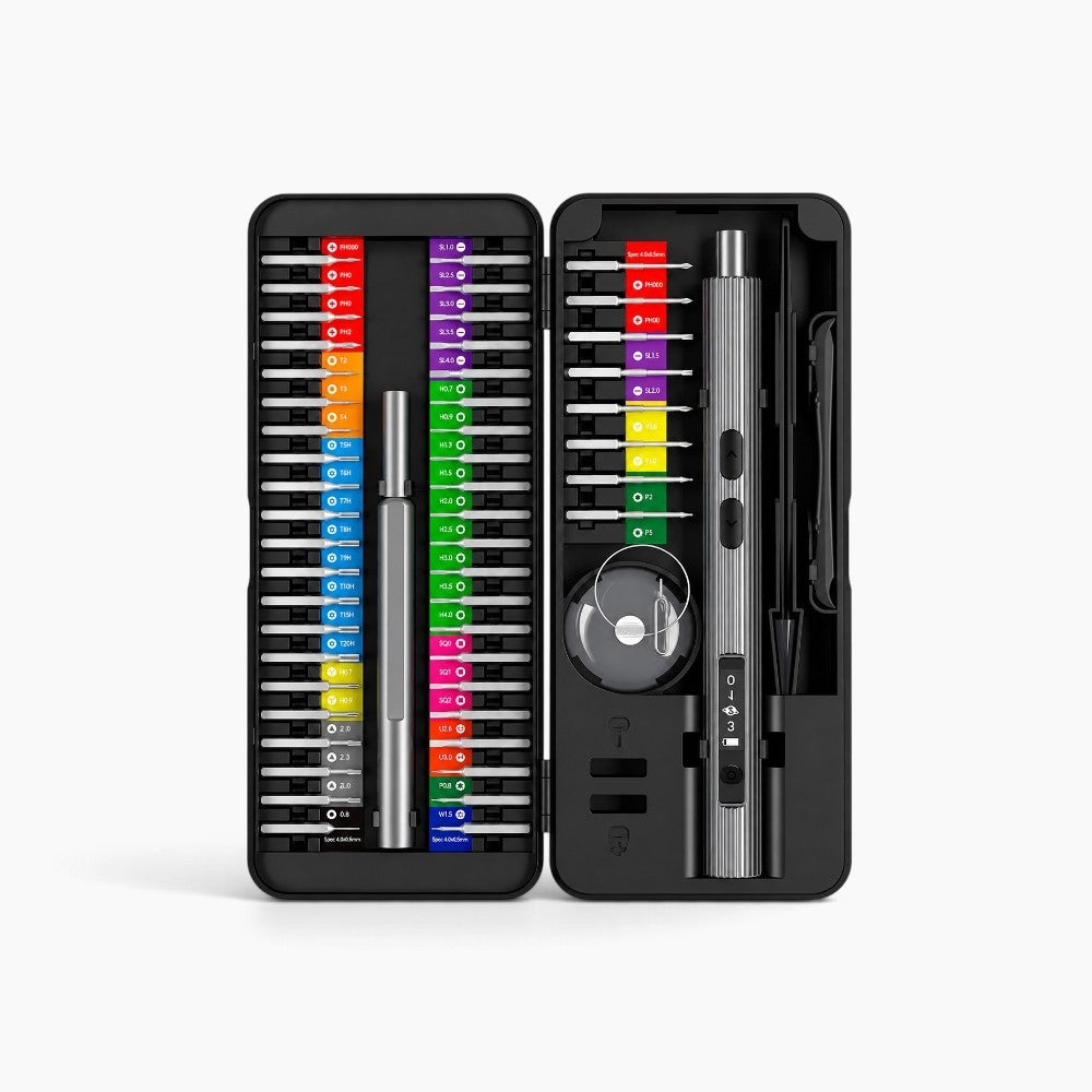 Electric Precision Files Super Precision Electric Screwdriver Kit | Cyber Vintage