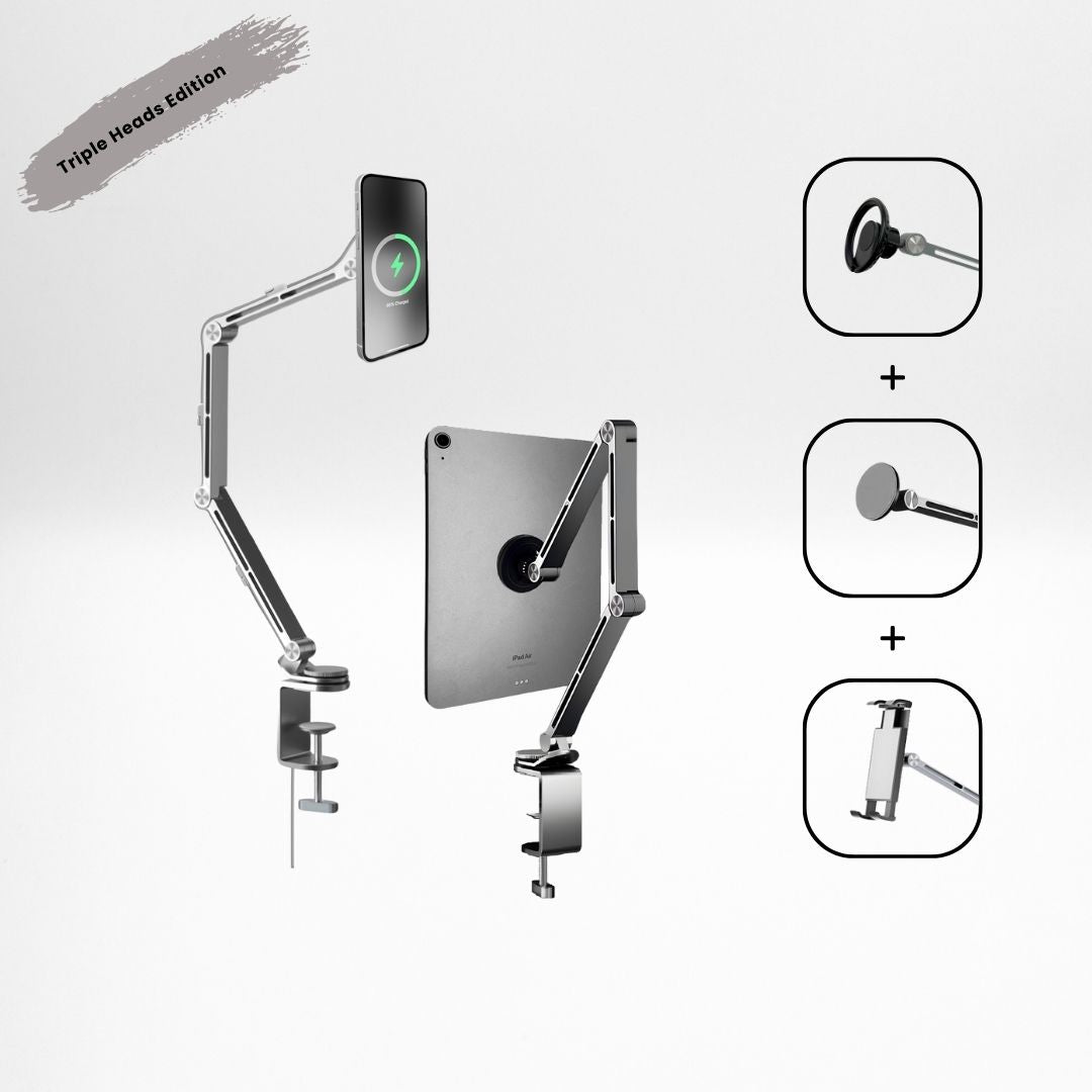 SuperGrip Desk Mount Triple Heads Edition SKU image | Cyber Vintage