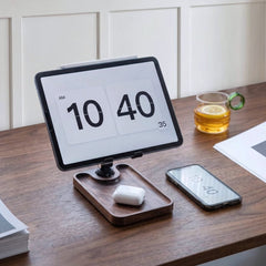 Super Wooden Phone Stand: Storage