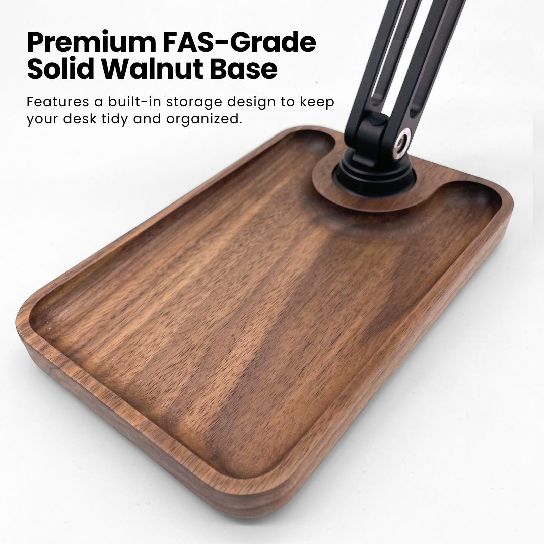 Super Wooden Phone Stand: Storage