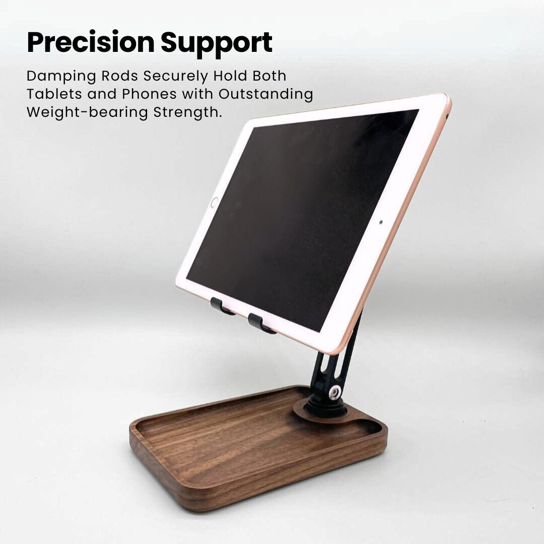 Super Wooden Phone Stand: Storage