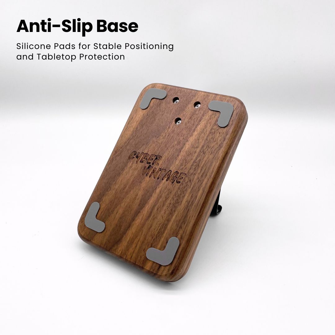 Super Wooden Phone Stand: Storage