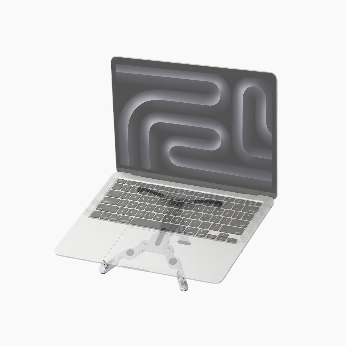 FlexForm adjustable laptop stand for ergonomic desk setup | Cyber Vintage