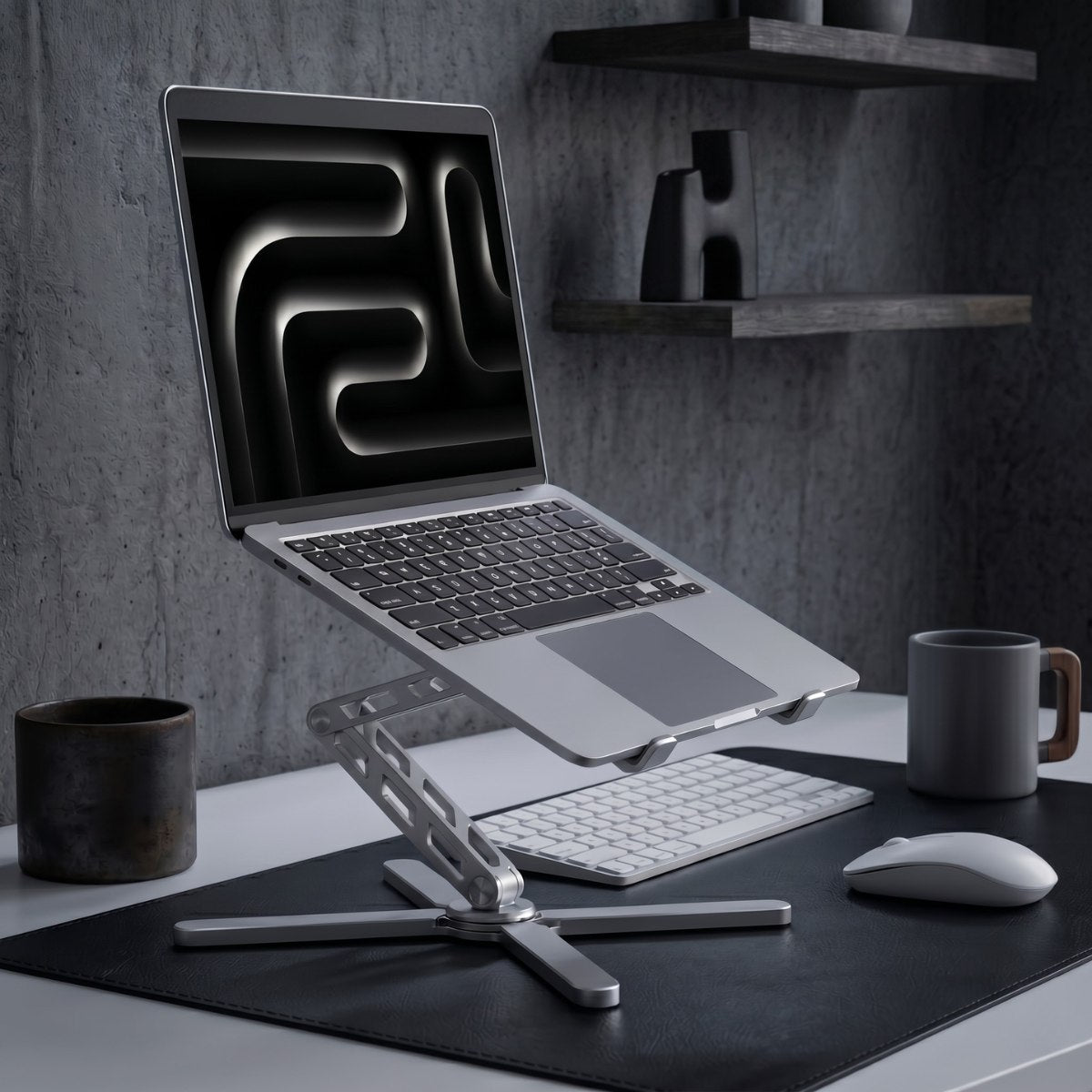 Super Laptop Stand Flex X base laptop stand for ergonomic workspace